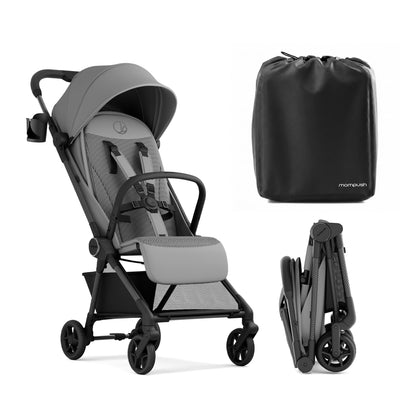 Ultra-Lightweight Travel Stroller with Auto-Fold, Full Recline & Airplane Carry-On Design