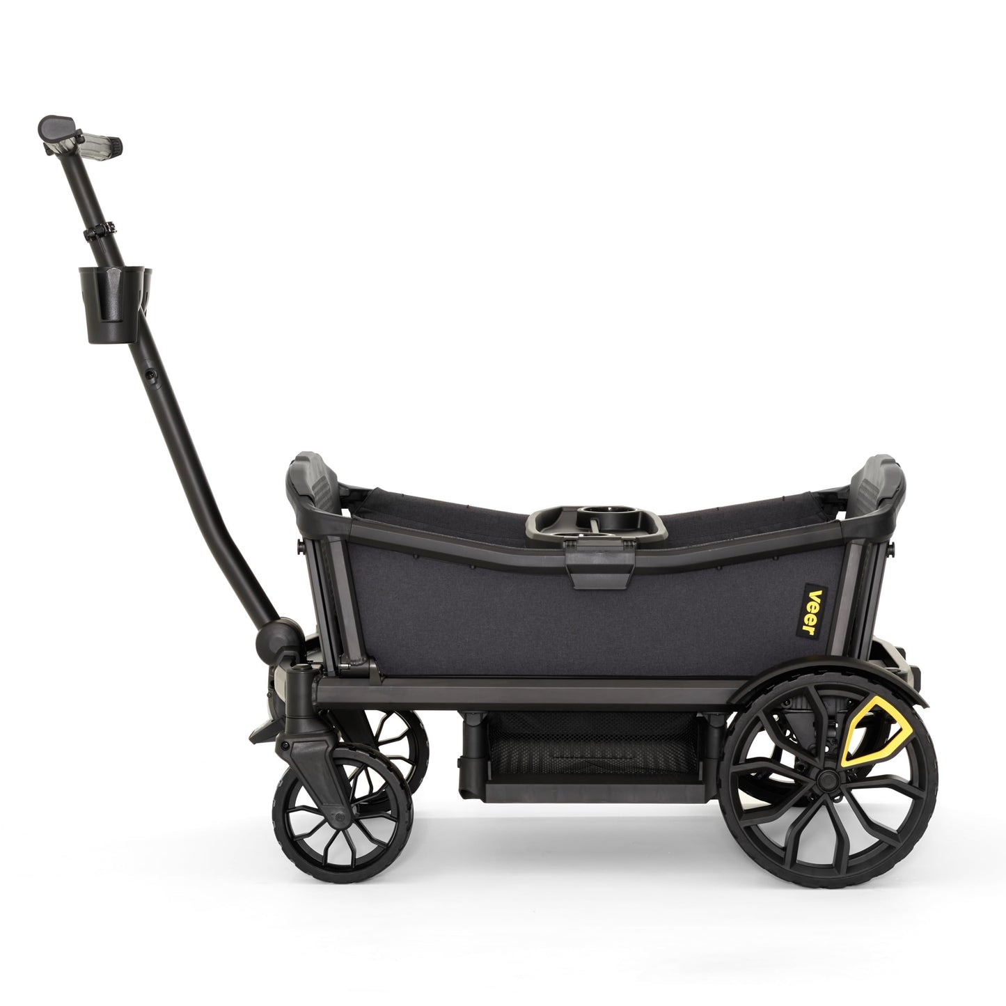 All-Terrain Off-Road Wagon Stroller for Kids with Push/Pull Steering & Collapsible Design