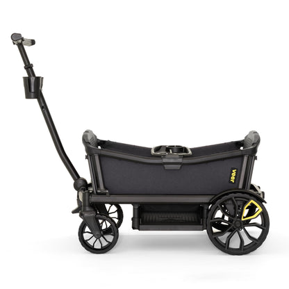 All-Terrain Off-Road Wagon Stroller for Kids with Push/Pull Steering & Collapsible Design