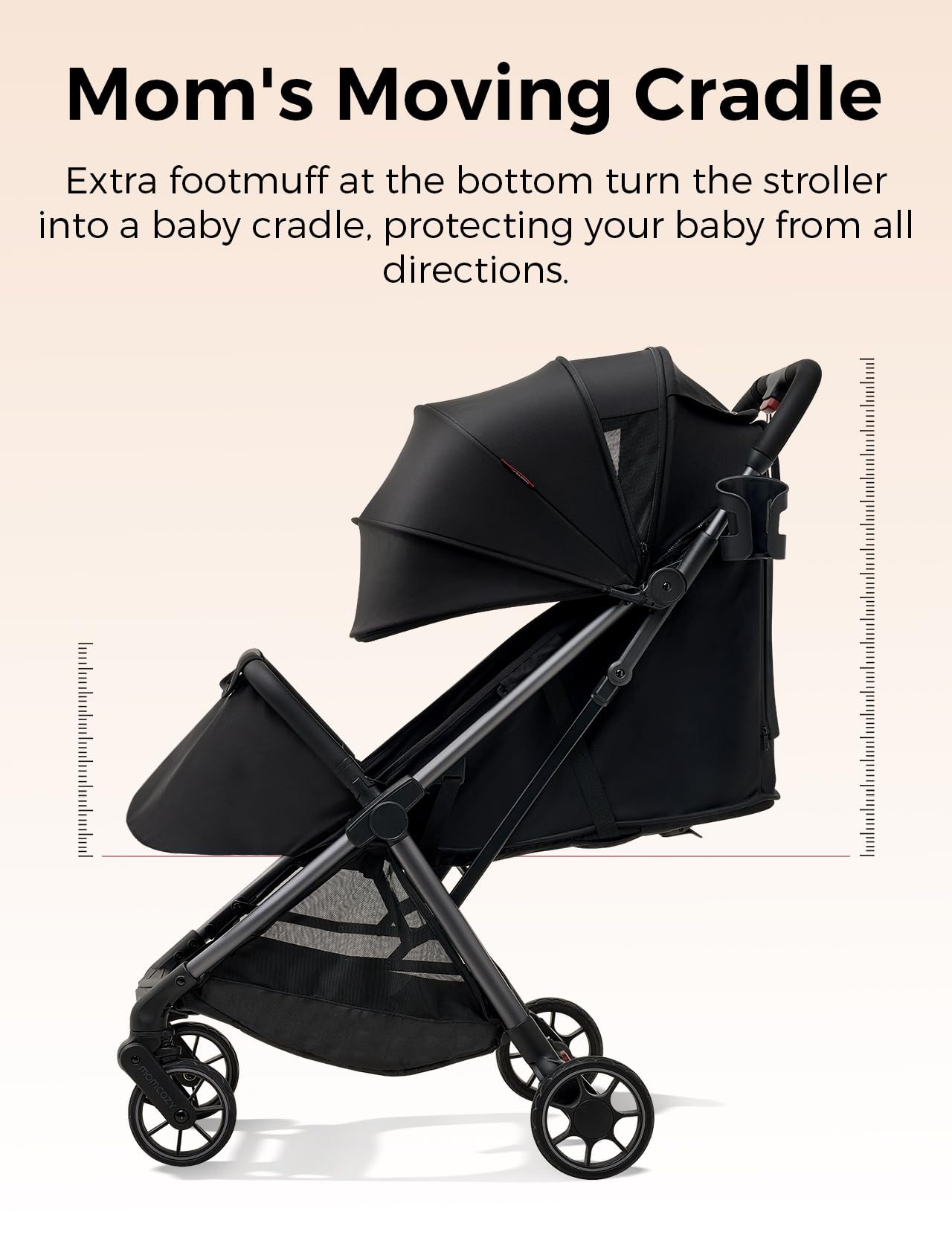 Lightweight Compact Travel Stroller with Easy Fold Design