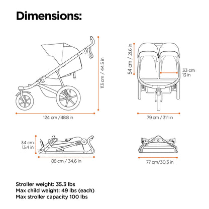 Thule Urban Glide 3 Double Magnetic Buckle