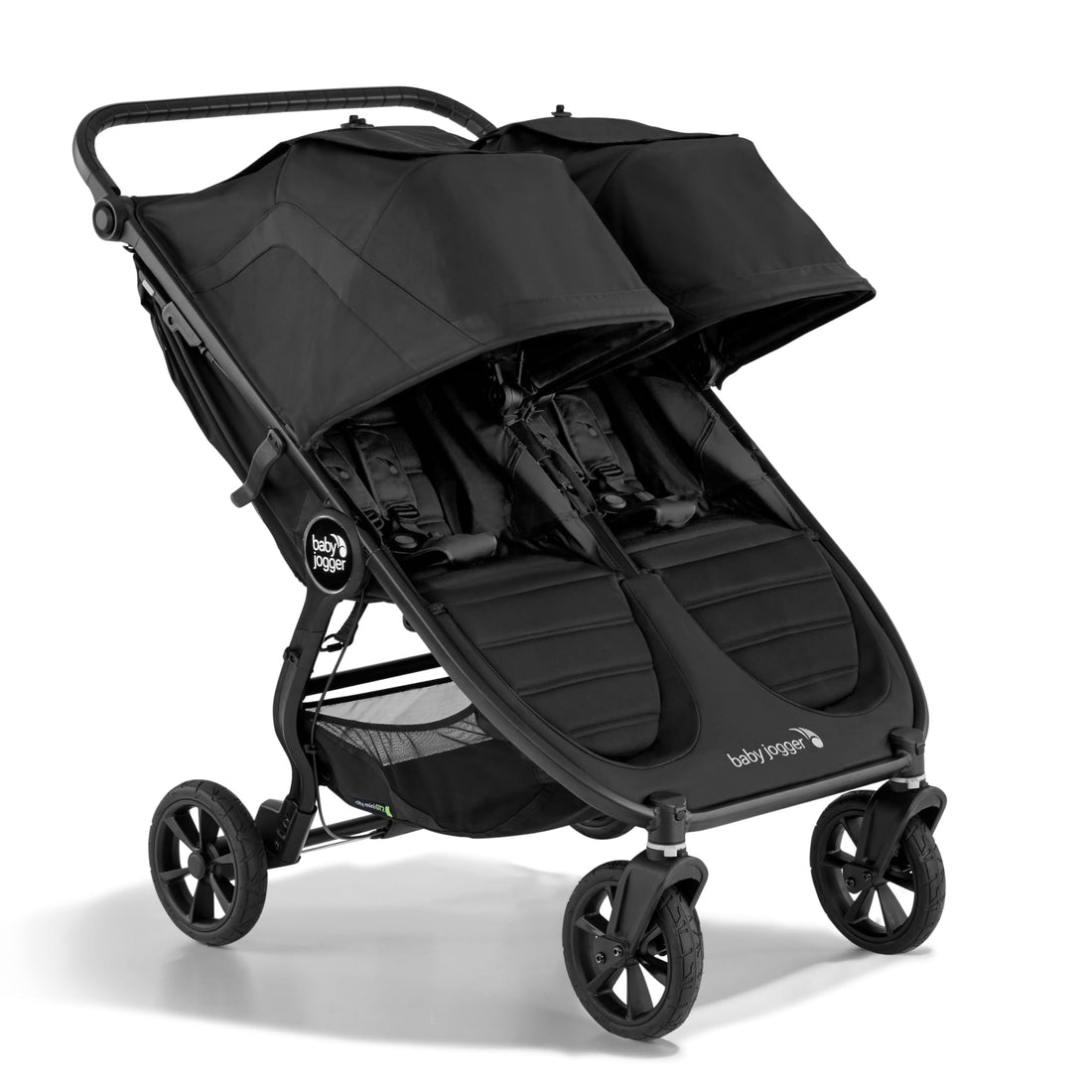 Baby Jogger City Mini GT2 All-Terrain Lightweight Stroller with Forever Air Tires One-Hand Fold and All-Wheel Suspension Pike Exclusive Includes Belly Bar Leatherette Handlebar & Premium Fabric