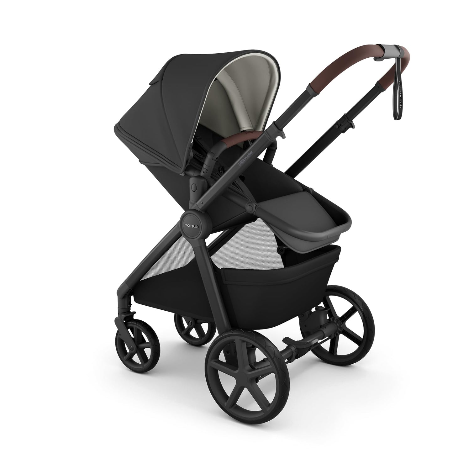 Full-Size Stroller with Bassinet, Newborn to Toddler Convertible Design