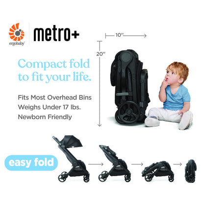 Compact Lightweight Folding Baby Stroller