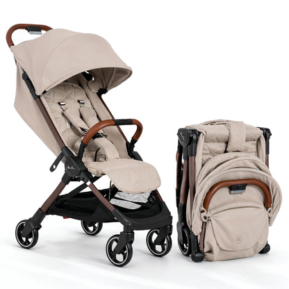 Compact Lightweight Travel Stroller with One-Hand Fold & Cabin-Friendly Design
