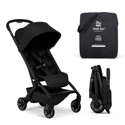 Ultra-Compact Lightweight Travel Stroller with One-Hand Fold, Reclining Seat & UPF 50+ Canopy
