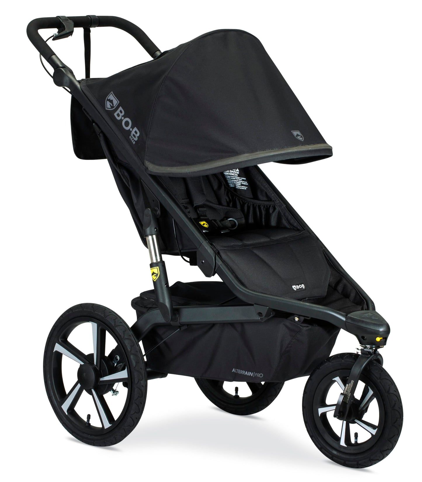 Single All-Terrain Jogging Stroller with Performance Suspension System