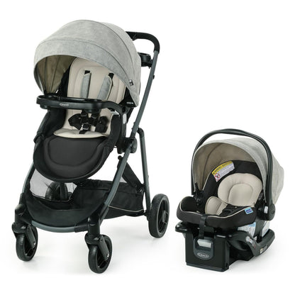 Travel System Stroller with Infant Car Seat & Compact Fold Design