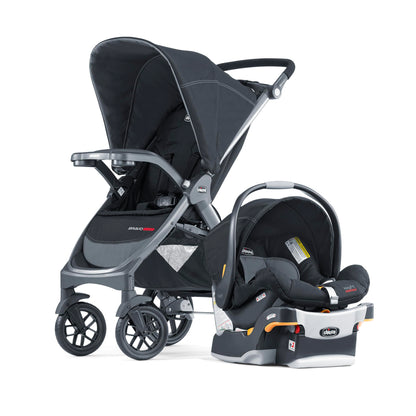 3-in-1 Travel System Stroller with Infant Car Seat & Quick-Fold Design