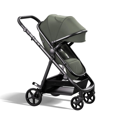 2-in-1 Convertible Baby Stroller with Pram Mode, Reversible Seat & Large UPF 50+ Canopy