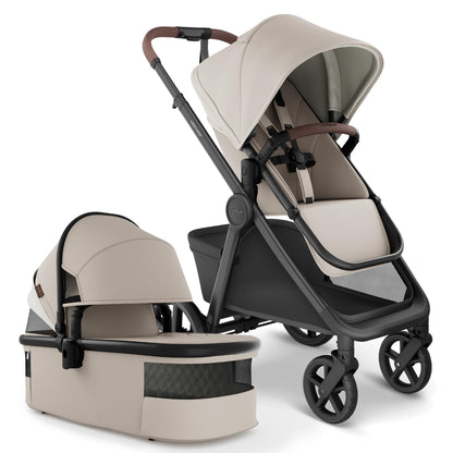 Full-Size Stroller with Bassinet, Newborn to Toddler Convertible Design