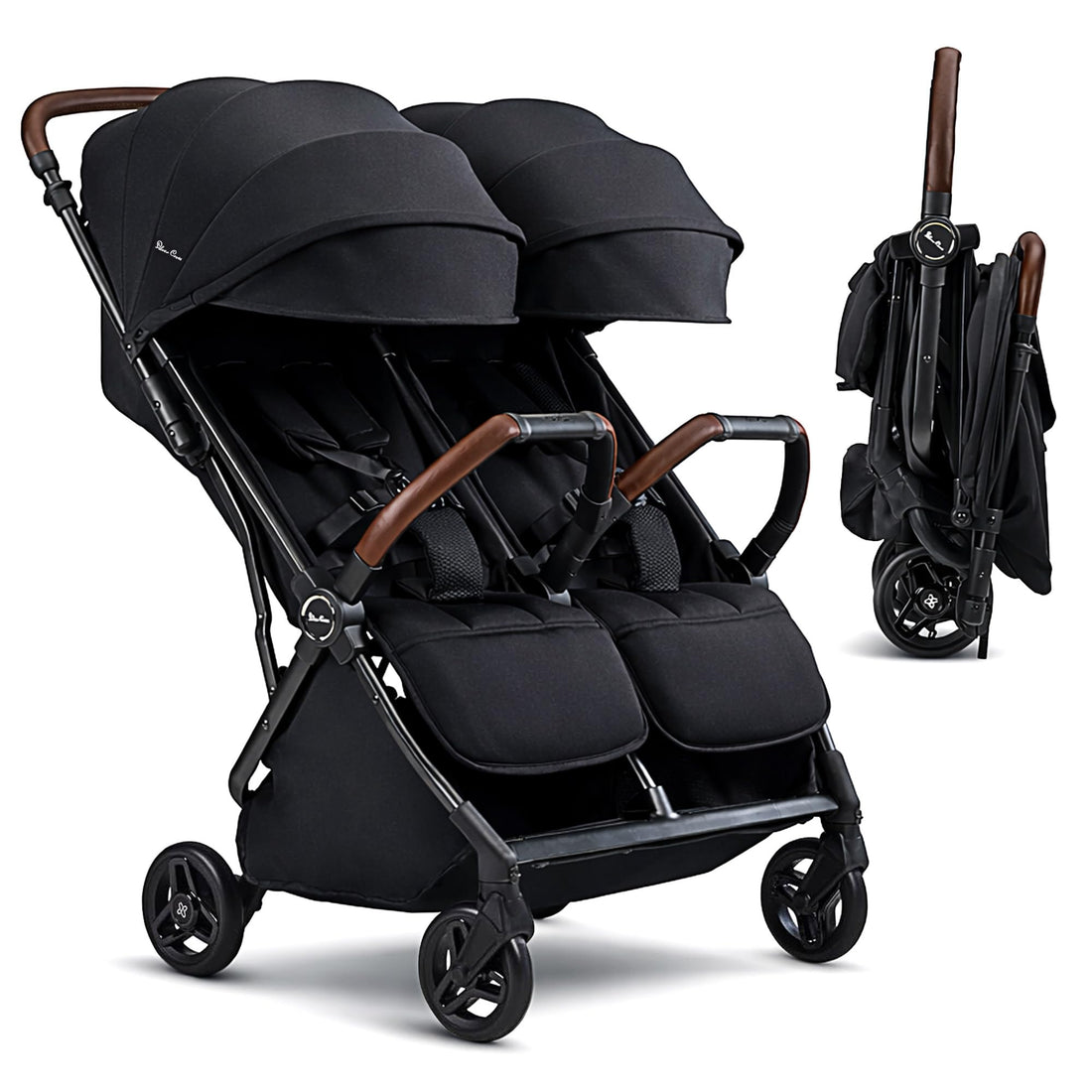 Double Lightweight Folding Stroller