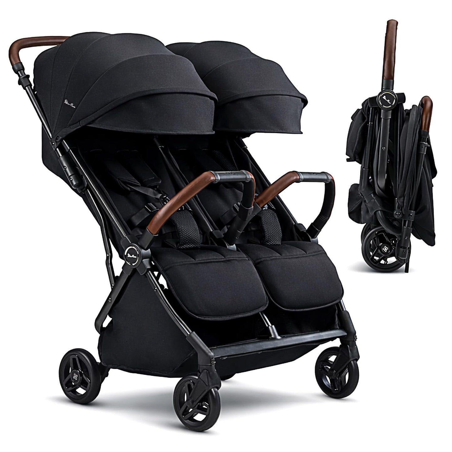 Double Lightweight Folding Stroller