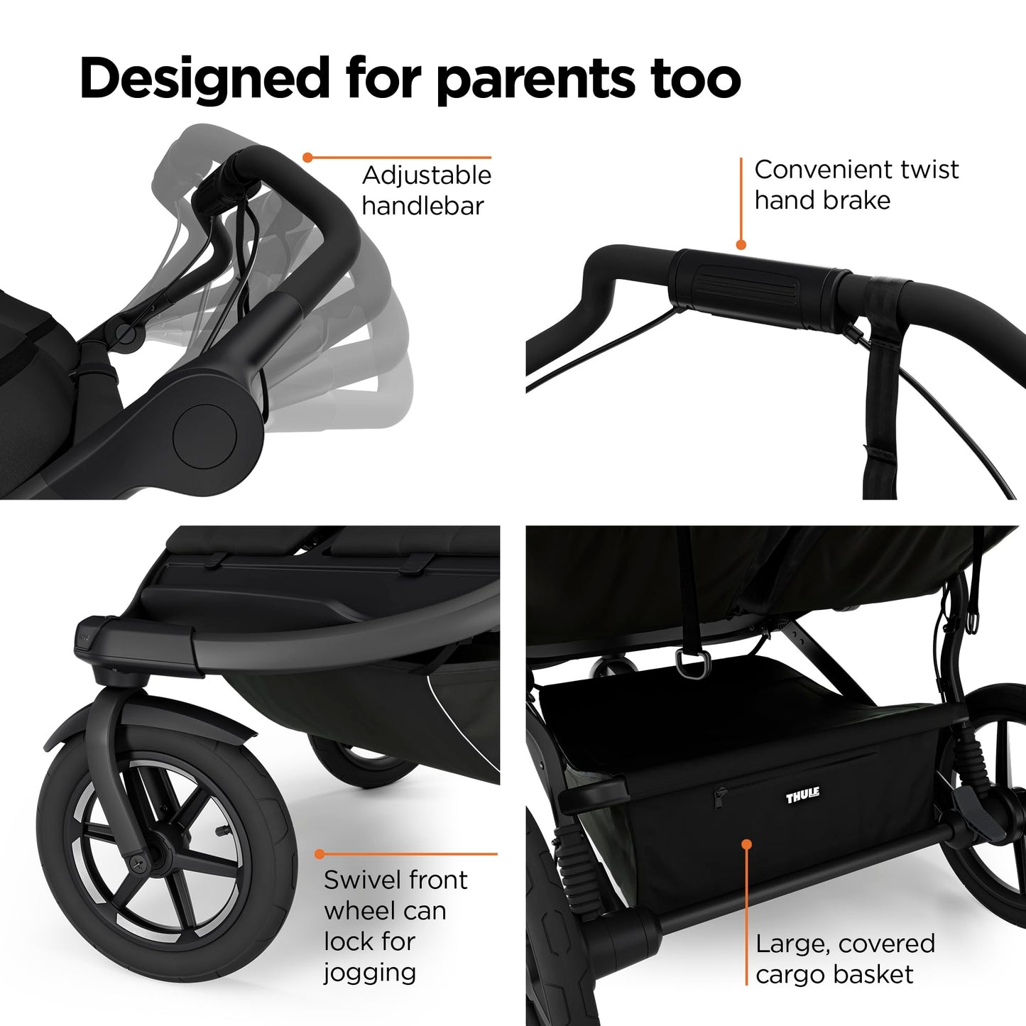 Thule Urban Glide 3 Double Magnetic Buckle