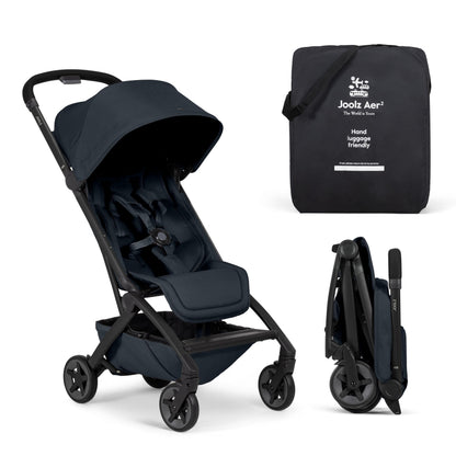 Ultra-Compact Lightweight Travel Stroller with One-Hand Fold, Reclining Seat & UPF 50+ Canopy