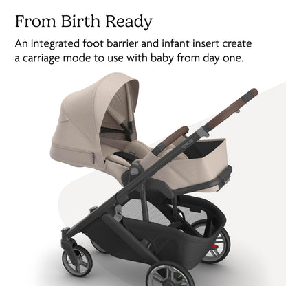 Premium Full-Size Stroller with Smooth Ride & One-Hand Fold