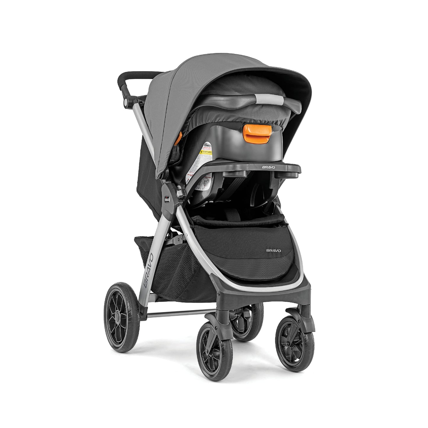 3-in-1 Travel System Stroller with Infant Car Seat & Quick-Fold Design
