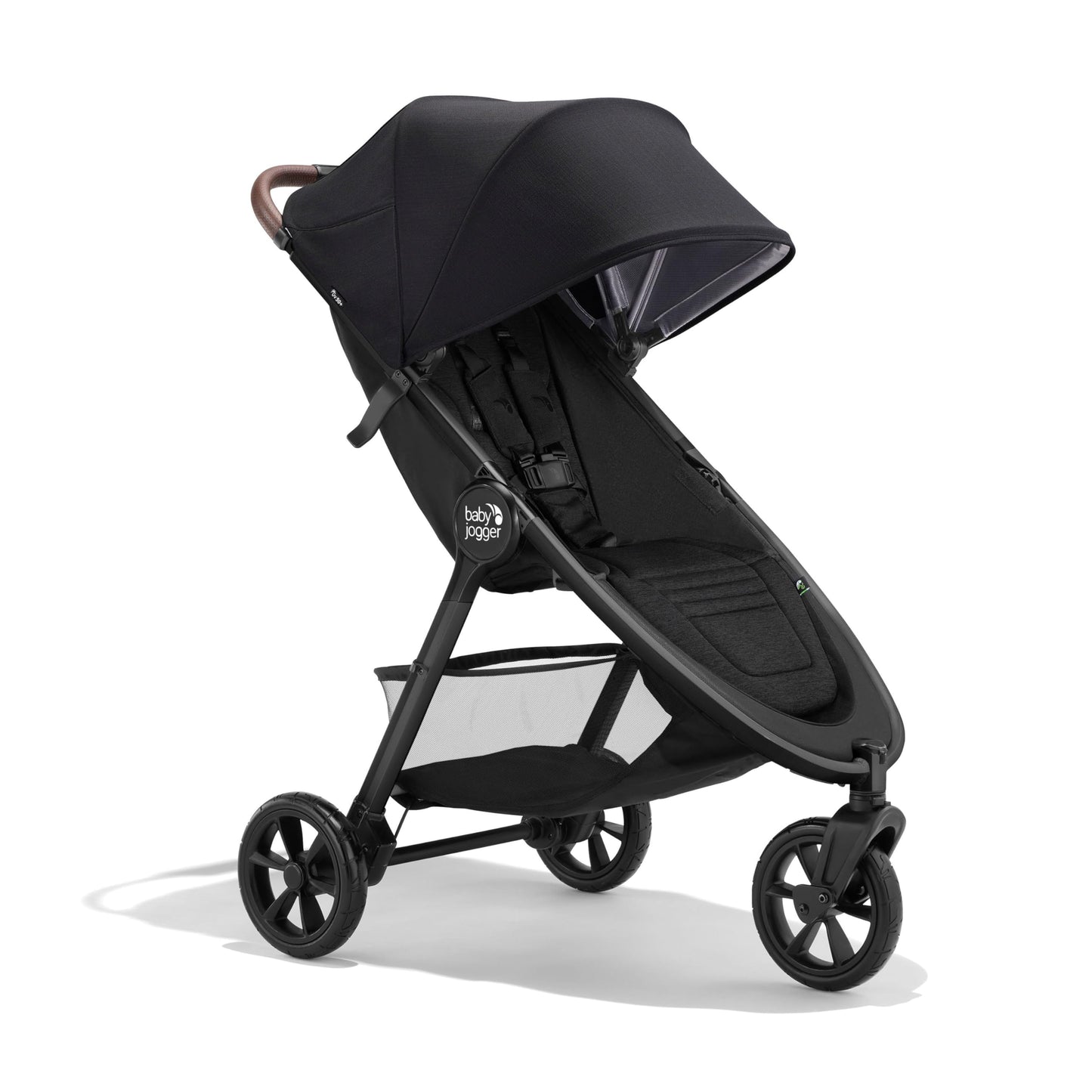 Baby Jogger City Mini GT2 All-Terrain Lightweight Stroller with Forever Air Tires One-Hand Fold and All-Wheel Suspension Pike Exclusive Includes Belly Bar Leatherette Handlebar & Premium Fabric