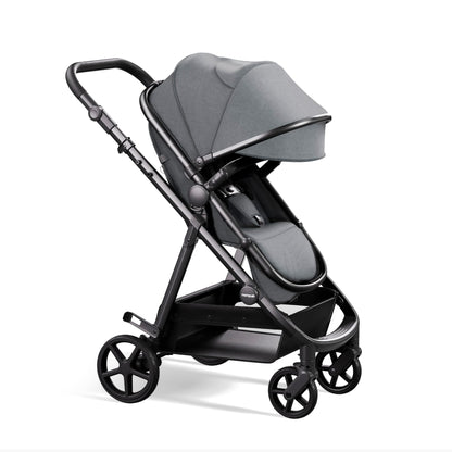 2-in-1 Convertible Baby Stroller with Pram Mode, Reversible Seat & Large UPF 50+ Canopy