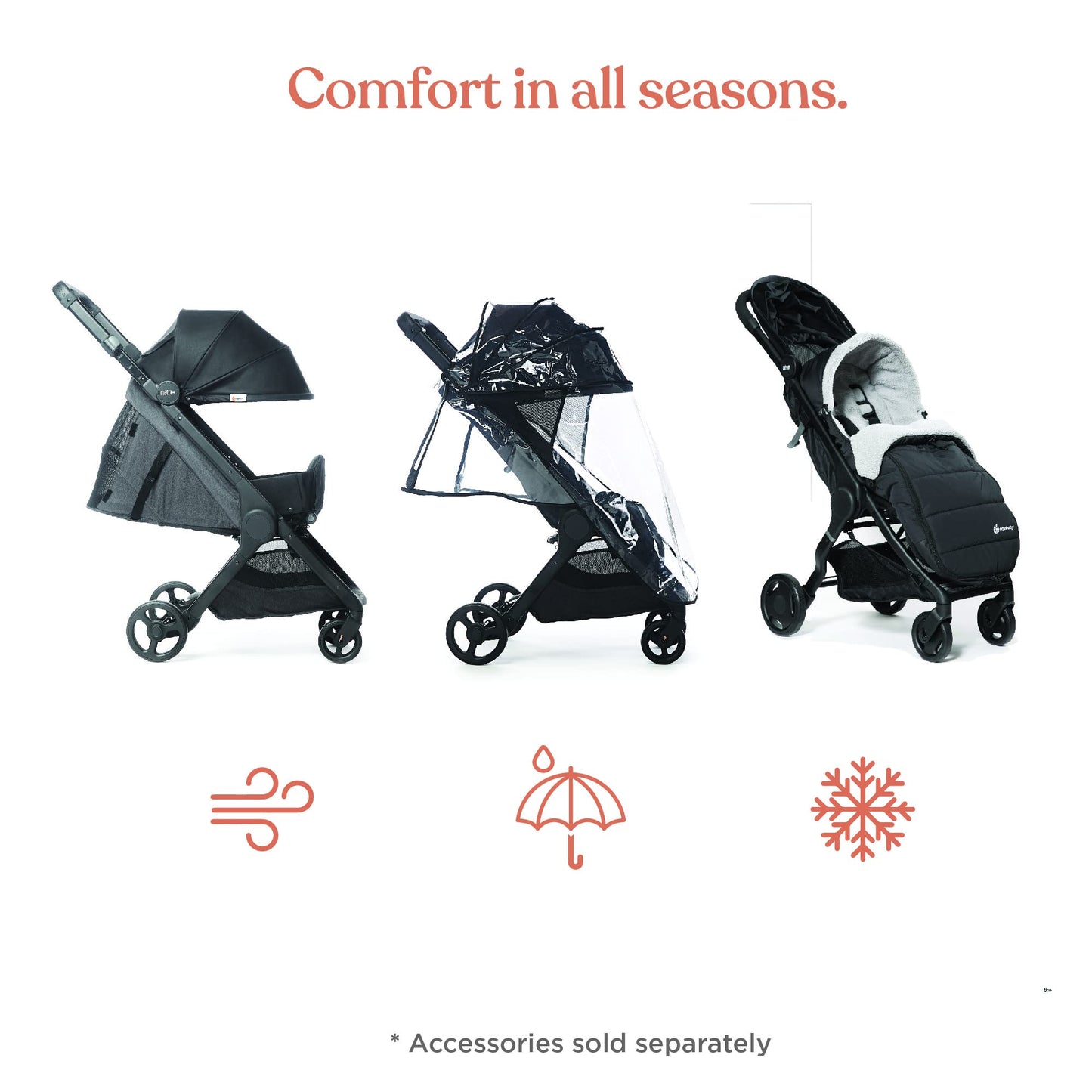 Compact Lightweight Folding Baby Stroller