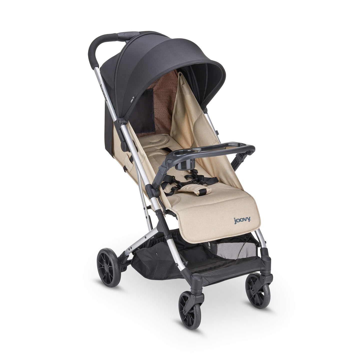 Lightweight Baby Stroller with Big Wheels, Reclining Seat & Compact Fold Design