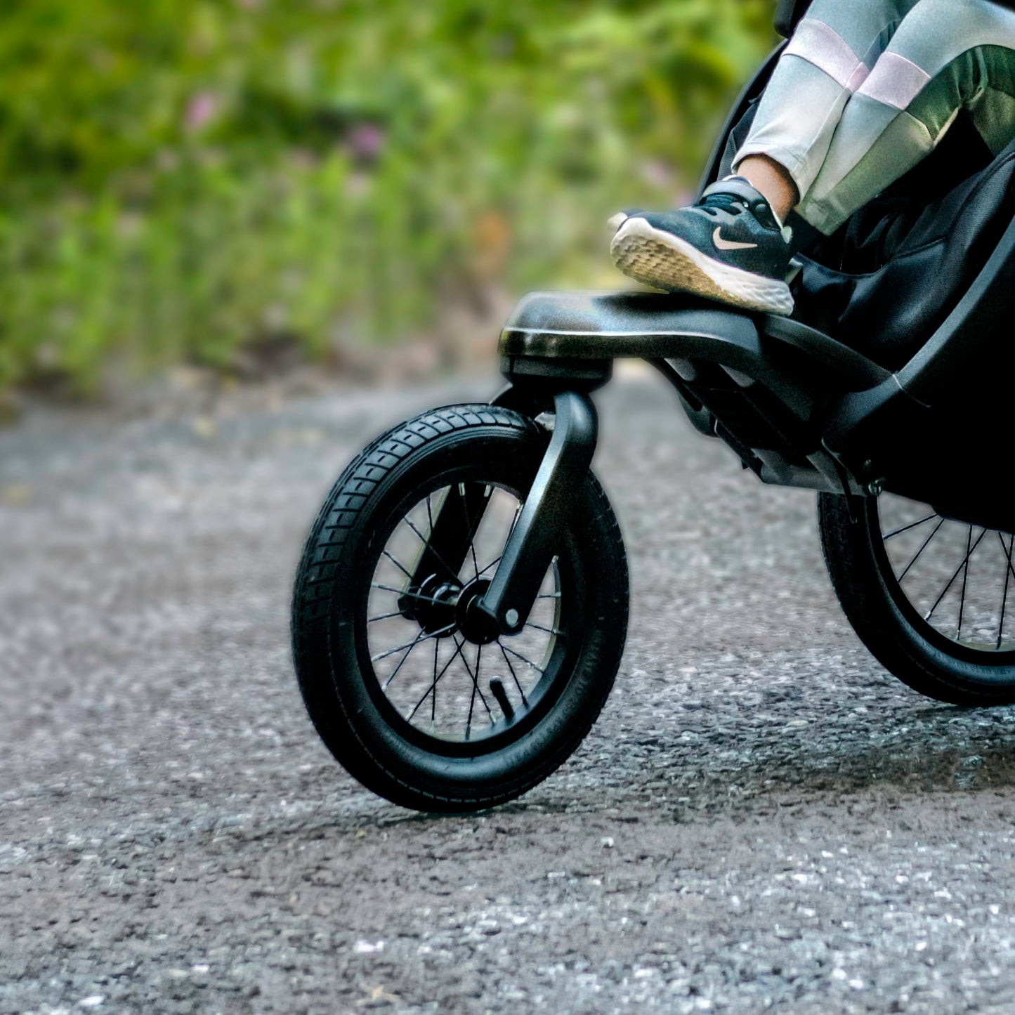 All-Terrain Jogging Stroller with Infant Car Seat Compatibility & Travel-Ready Design