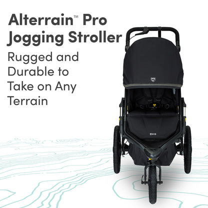 Single All-Terrain Jogging Stroller with Performance Suspension System