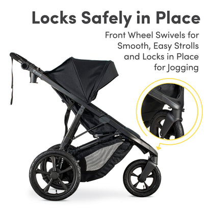BOB Gear Wayfinder Travel System, Infant Car Seat and Stroller Combo