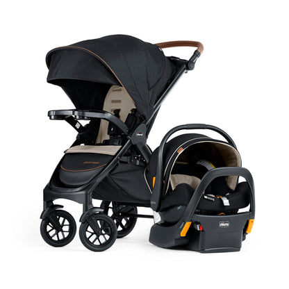 3-in-1 Travel System Stroller with Infant Car Seat & Quick-Fold Design