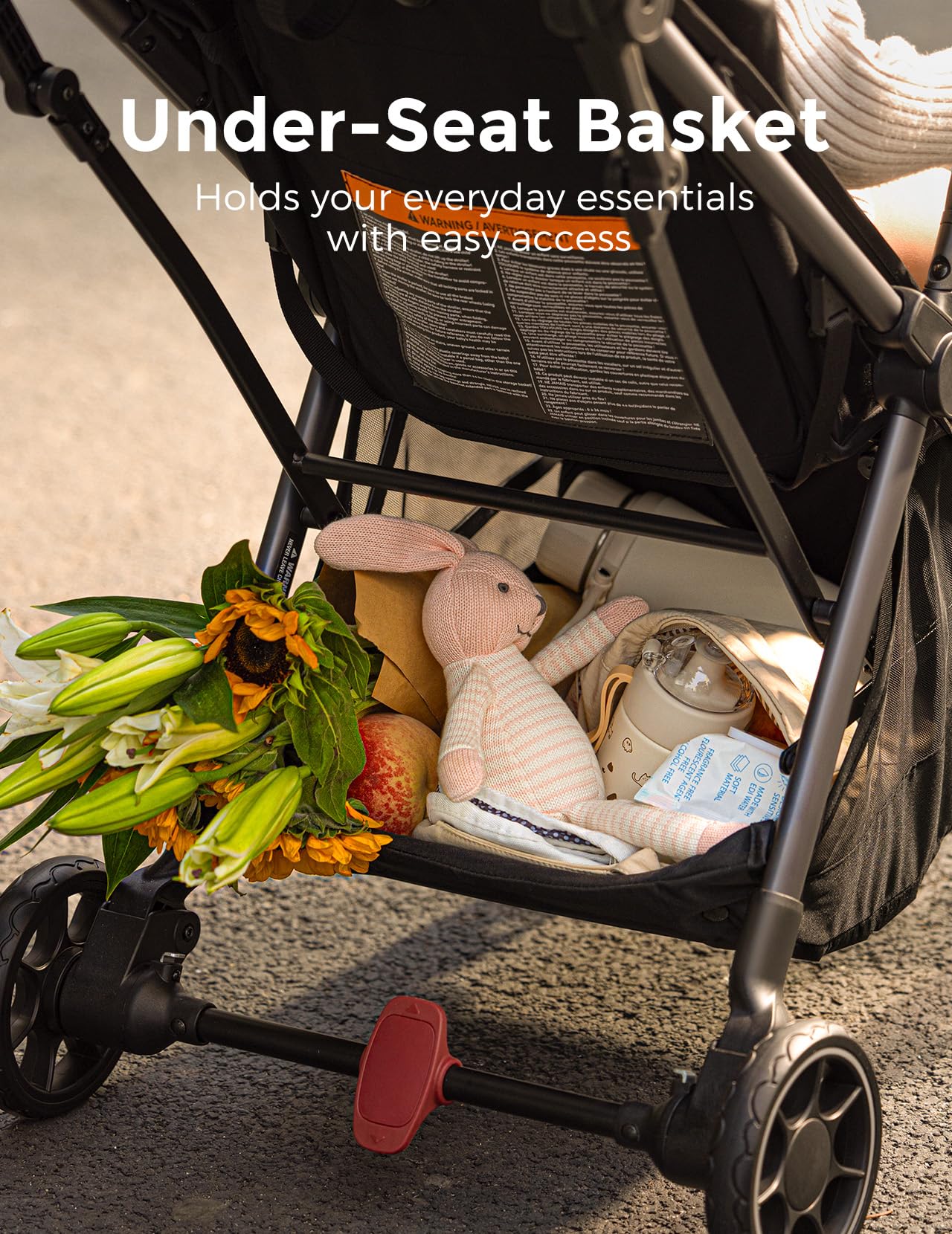 Lightweight Compact Travel Stroller with Easy Fold Design