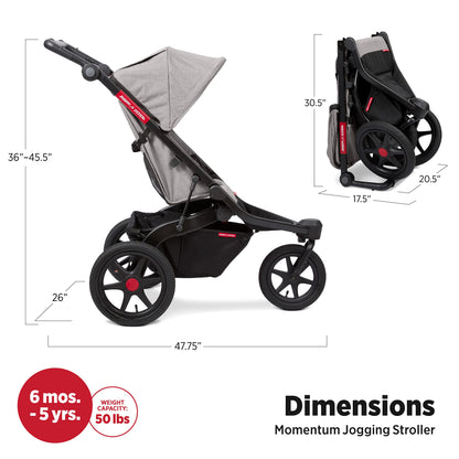 Travel System Stroller with Infant Car Seat, Compact Fold & Lightweight Design