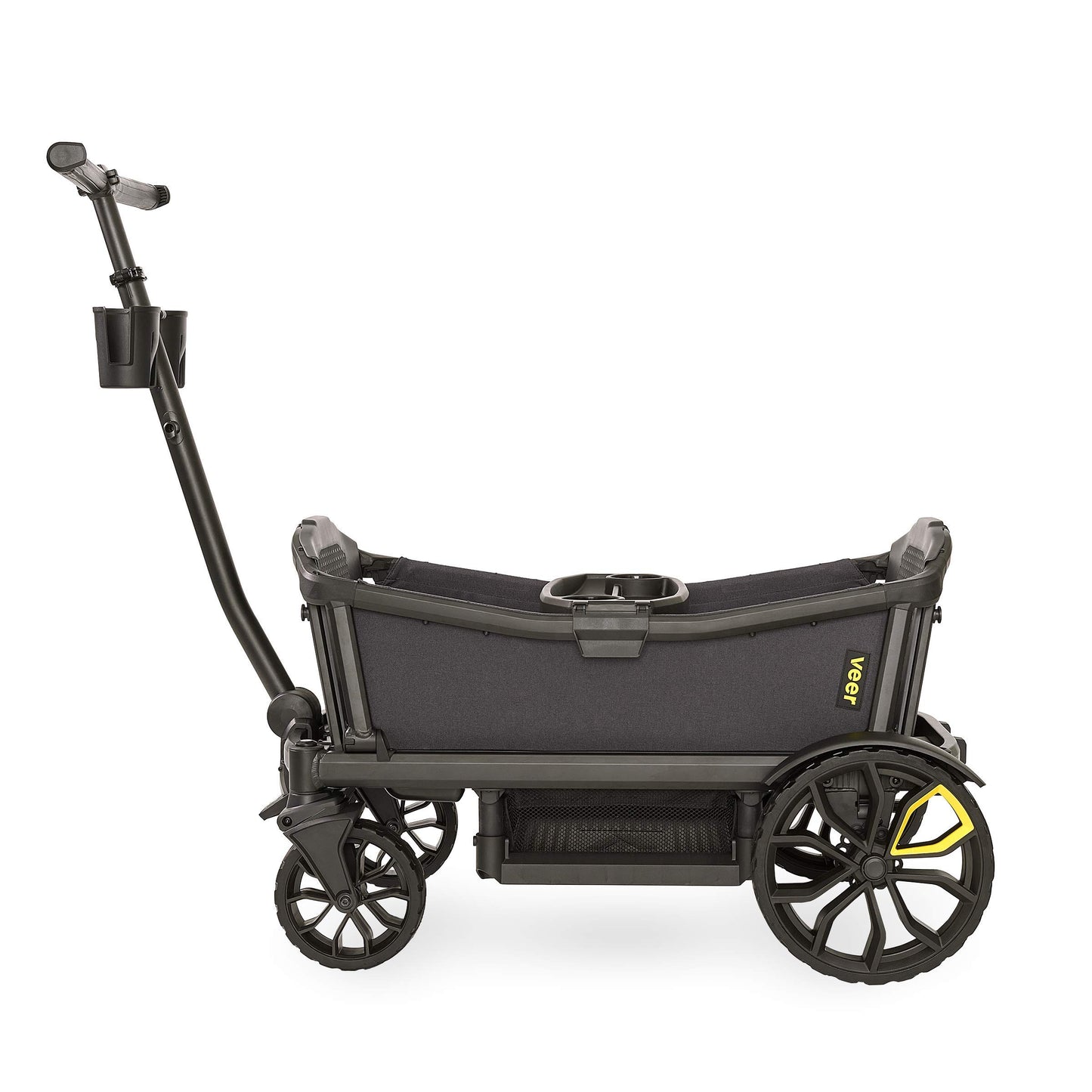 All-Terrain Off-Road Wagon Stroller for Kids with Push/Pull Steering & Collapsible Design