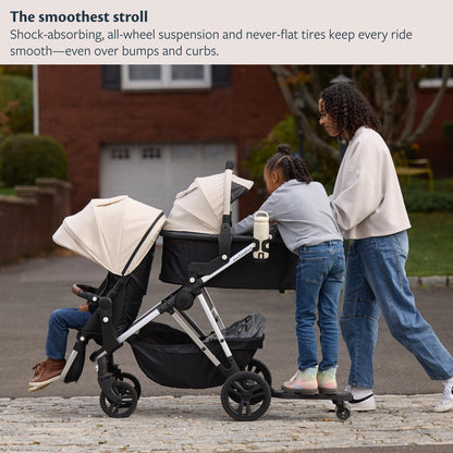 Single-to-Double Convertible Stroller 3.0
