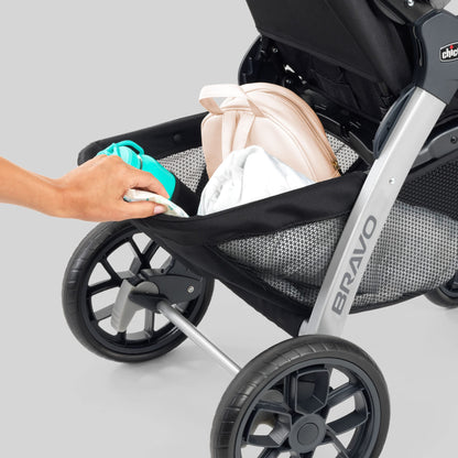 3-in-1 Travel System Stroller with Infant Car Seat & Quick-Fold Design