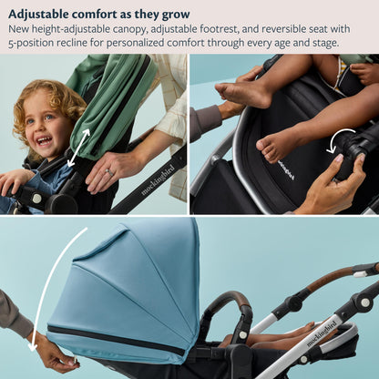 Single-to-Double Convertible Stroller 3.0