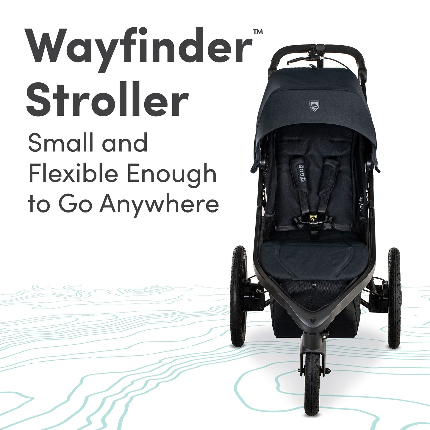 BOB Gear Wayfinder Travel System, Infant Car Seat and Stroller Combo