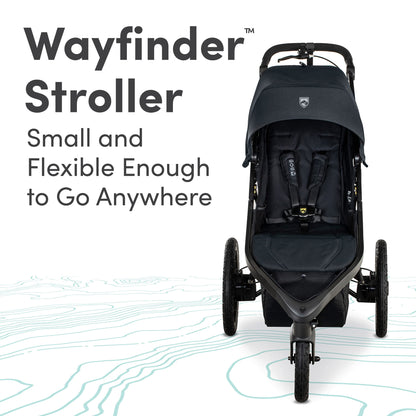 BOB Gear Wayfinder Travel System, Infant Car Seat and Stroller Combo