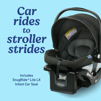Travel System Stroller with Infant Car Seat & Compact Fold Design