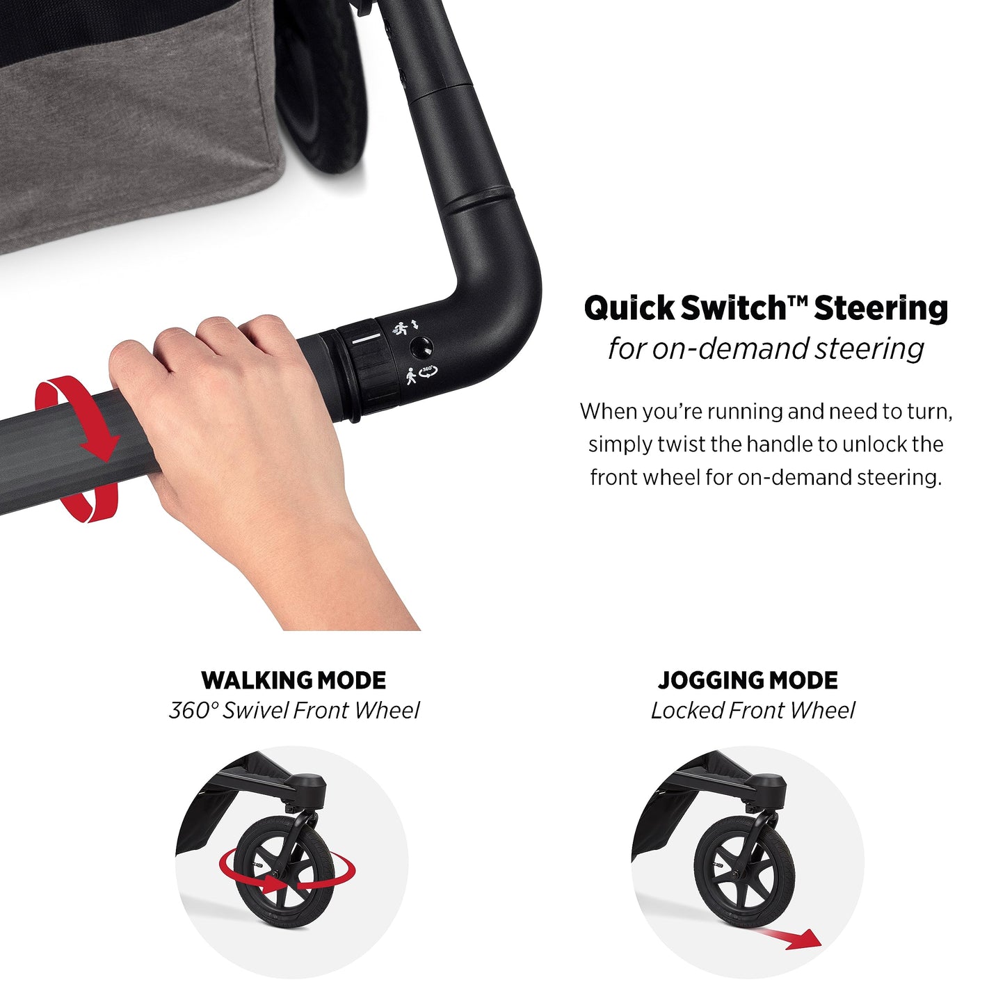 Travel System Stroller with Infant Car Seat, Compact Fold & Lightweight Design