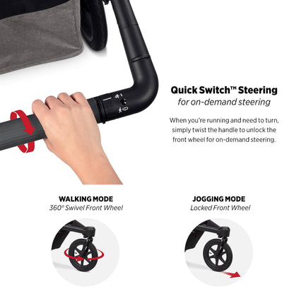 Travel System Stroller with Infant Car Seat, Compact Fold & Lightweight Design