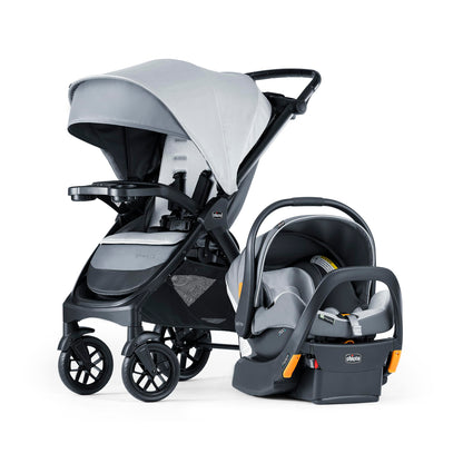 3-in-1 Travel System Stroller with Infant Car Seat & Quick-Fold Design