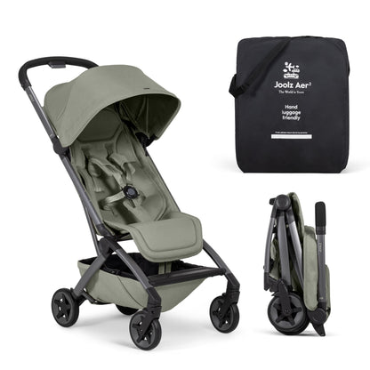 Ultra-Compact Lightweight Travel Stroller with One-Hand Fold, Reclining Seat & UPF 50+ Canopy