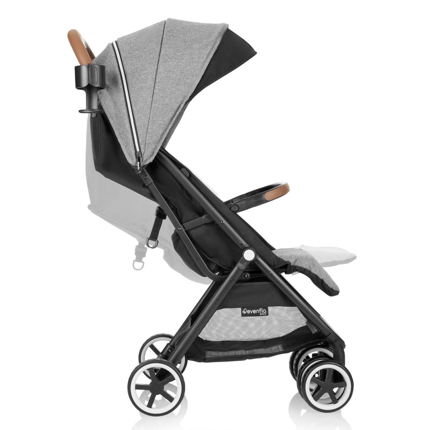 Self-Folding Lightweight Baby Stroller with One-Hand Fold