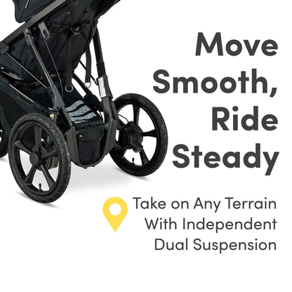 BOB Gear Wayfinder Travel System, Infant Car Seat and Stroller Combo