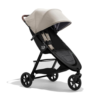 Baby Jogger City Mini GT2 All-Terrain Lightweight Stroller with Forever Air Tires One-Hand Fold and All-Wheel Suspension Pike Exclusive Includes Belly Bar Leatherette Handlebar & Premium Fabric