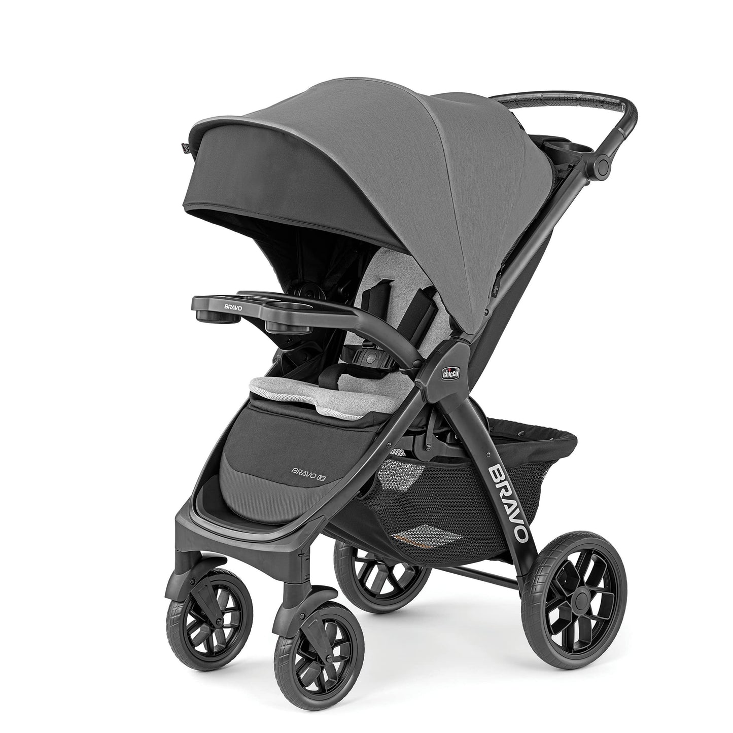 3-in-1 Travel System Stroller with Infant Car Seat & Quick-Fold Design