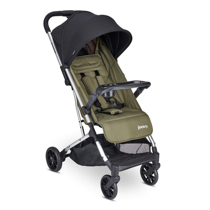 Lightweight Baby Stroller with Big Wheels, Reclining Seat & Compact Fold Design