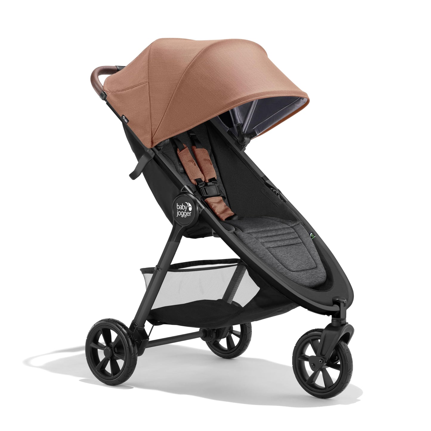 Baby Jogger City Mini GT2 All-Terrain Lightweight Stroller with Forever Air Tires One-Hand Fold and All-Wheel Suspension Pike Exclusive Includes Belly Bar Leatherette Handlebar & Premium Fabric
