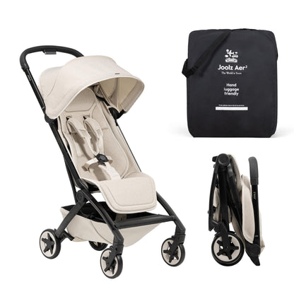 Ultra-Compact Lightweight Travel Stroller with One-Hand Fold, Reclining Seat & UPF 50+ Canopy