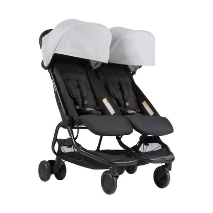Double Lightweight Compact Travel Stroller with Easy Fold Design